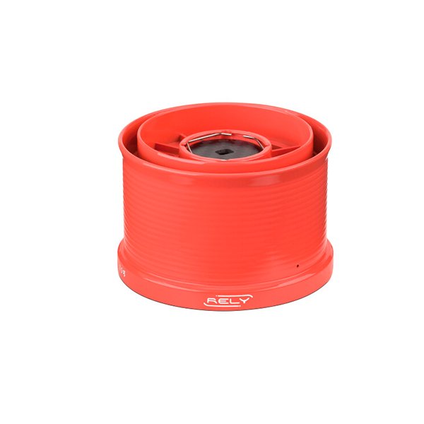 BOBINA AKAMI RELY NSC 1.5 COLOR ROJO FLUO - TOPESCA - Tienda de Pesca Online