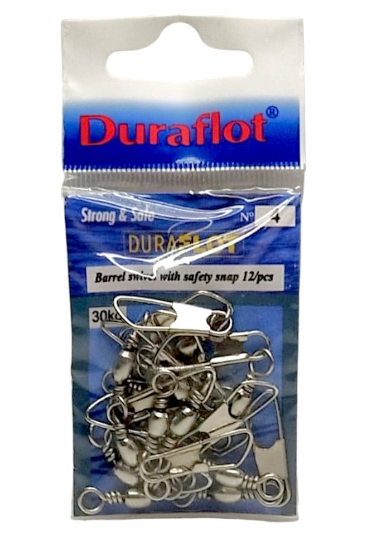 Enganche Giratorio Barred Swivel Duraflot 12pcs N5 - TOPESCA - Tienda de Pesca Online