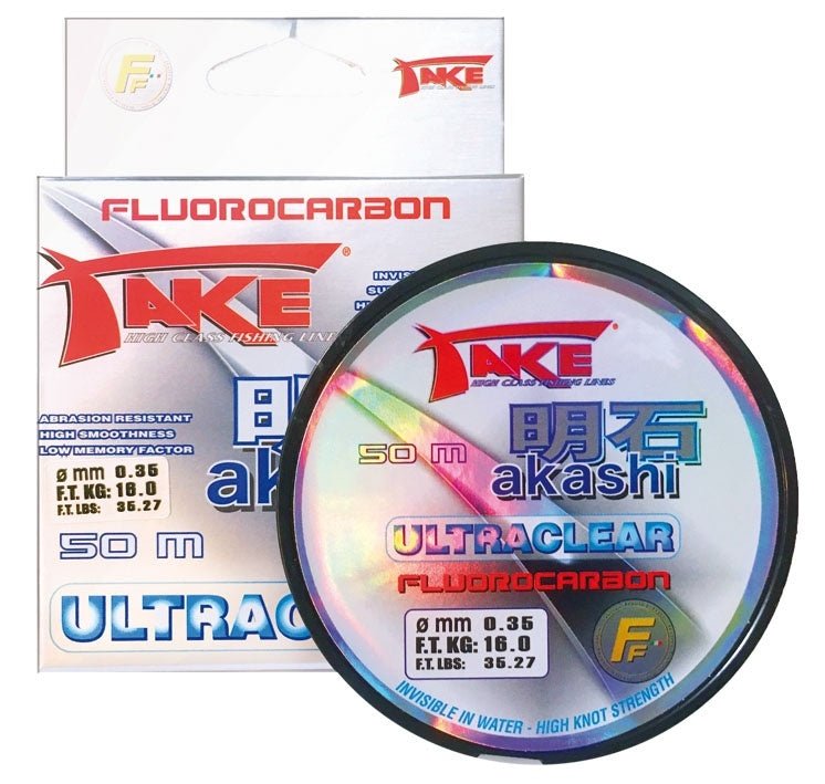 FLUOROCARBONO FISHING FERRARI TAKE AKASHI ULTRACLEAR 100M - TOPESCA - Tienda de Pesca Online