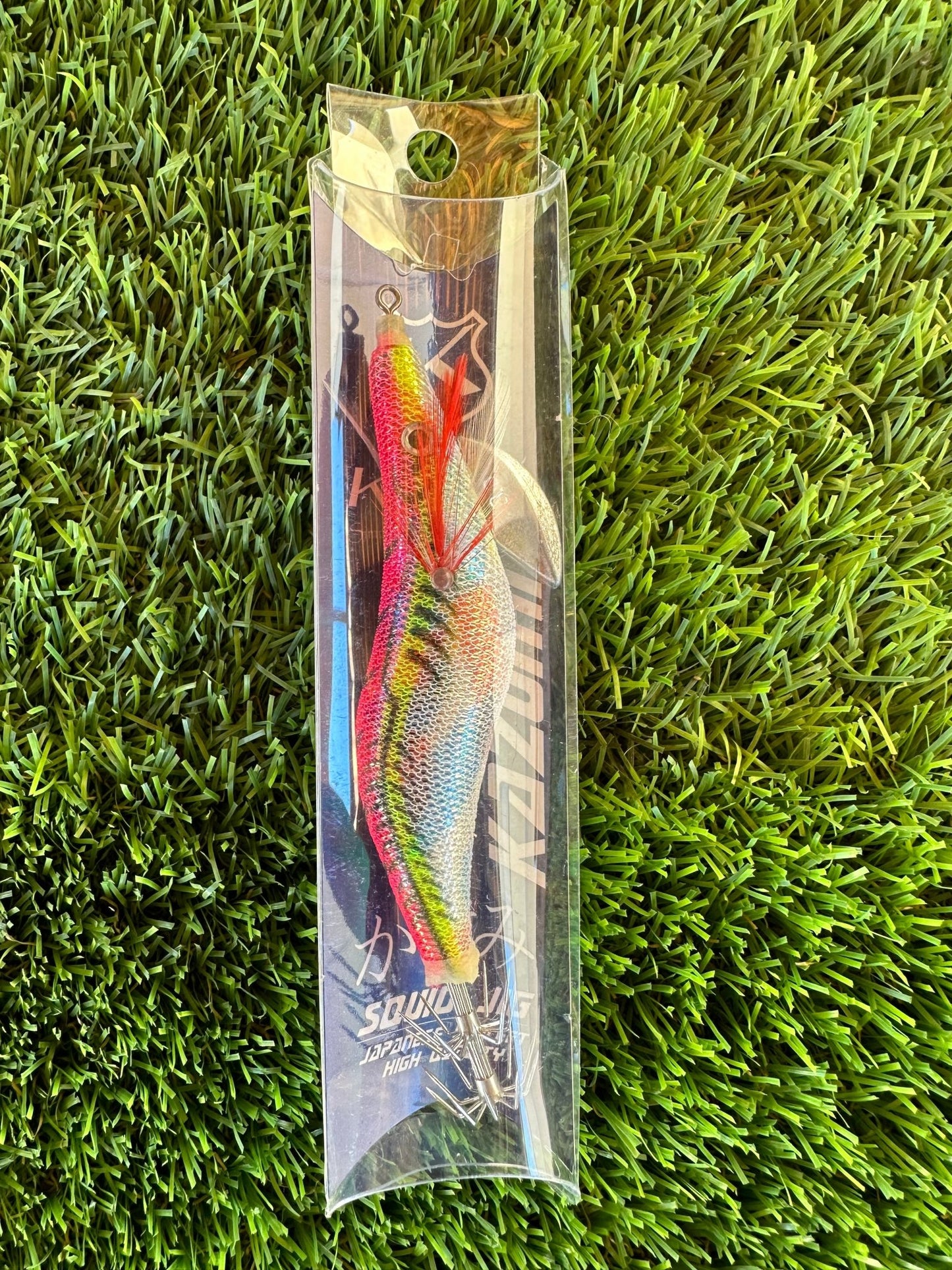 JIBIONERA KATX KAZUMI SQUID JIG 3.0 COLOR: PINK RAINBOW FLASH - TOPESCA - Tienda de Pesca Online