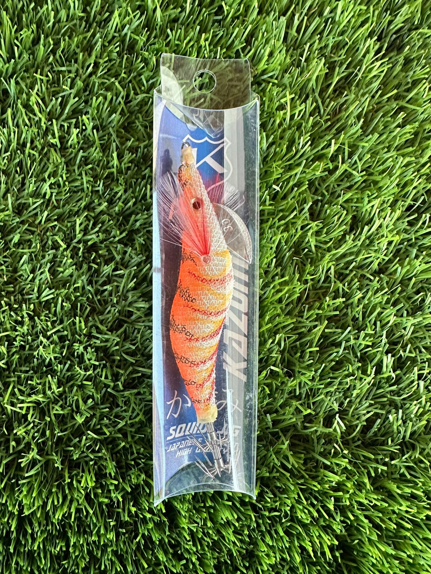 JIBIONERA KATX KAZUMI SQUID JIG COLOR: ORANGE BLACK FLASH - TOPESCA - Tienda de Pesca Online