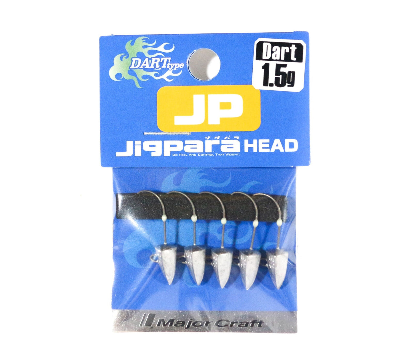 MAJOR CRAFT JIGPARA HEAD BUN DART TYPE 1,5GR - TOPESCA - Tienda de Pesca Online