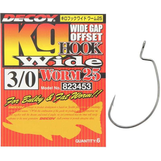 Anzuelos Texas Decoy Worm 25 Wide - TOPESCA - Tienda de Pesca Online