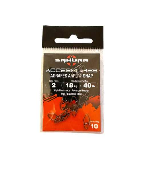 Enganche Snap SAKURA SIZE 2 - TOPESCA - Tienda de Pesca Online
