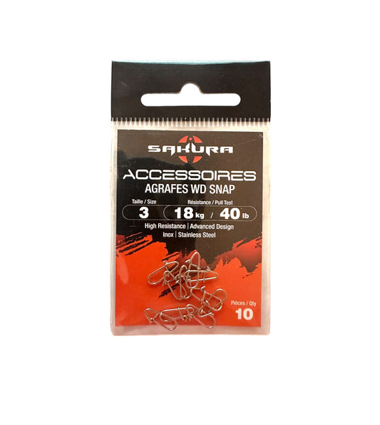 Enganche Snap SAKURA SIZE 3 TOPESCA - Tienda de Pesca Online