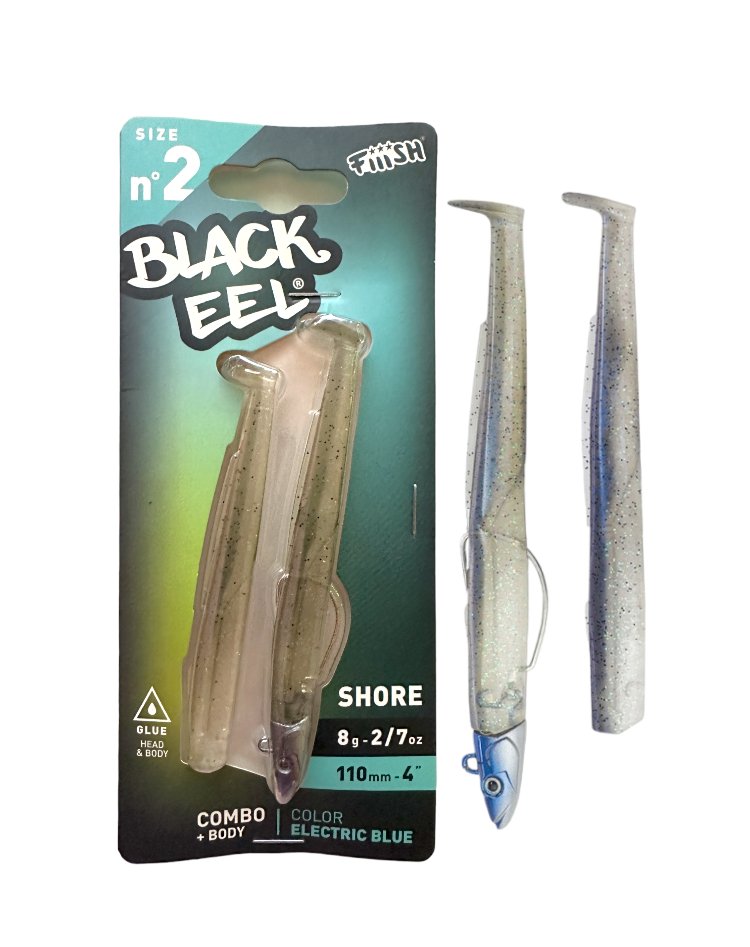 Combo Fiiish Black Eel Shore 150 Electric Blue - Leurres souples Carnassiers (10134029 Combo Fiiish Black Eel Shore 150 Electric Blue - Leurres souples Carnassiers (10134029