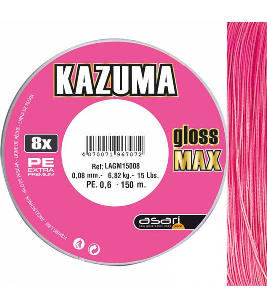 Hilo Trenzado Asari Kazuma Gloss Max X8 150M