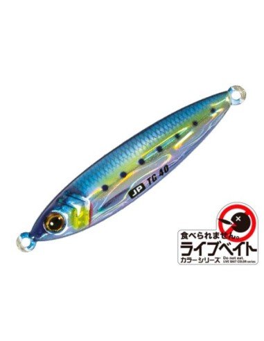 MAJOR CRAFT JIGPARA TG 40GR COLOR LIVE KIN IWASHI - TOPESCA - Tienda de Pesca Online