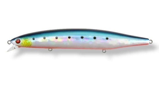SEÑUELO BASSDAY LOGS 140F 29.5GR SARDINE RED BERRY - TOPESCA - Tienda de Pesca Online