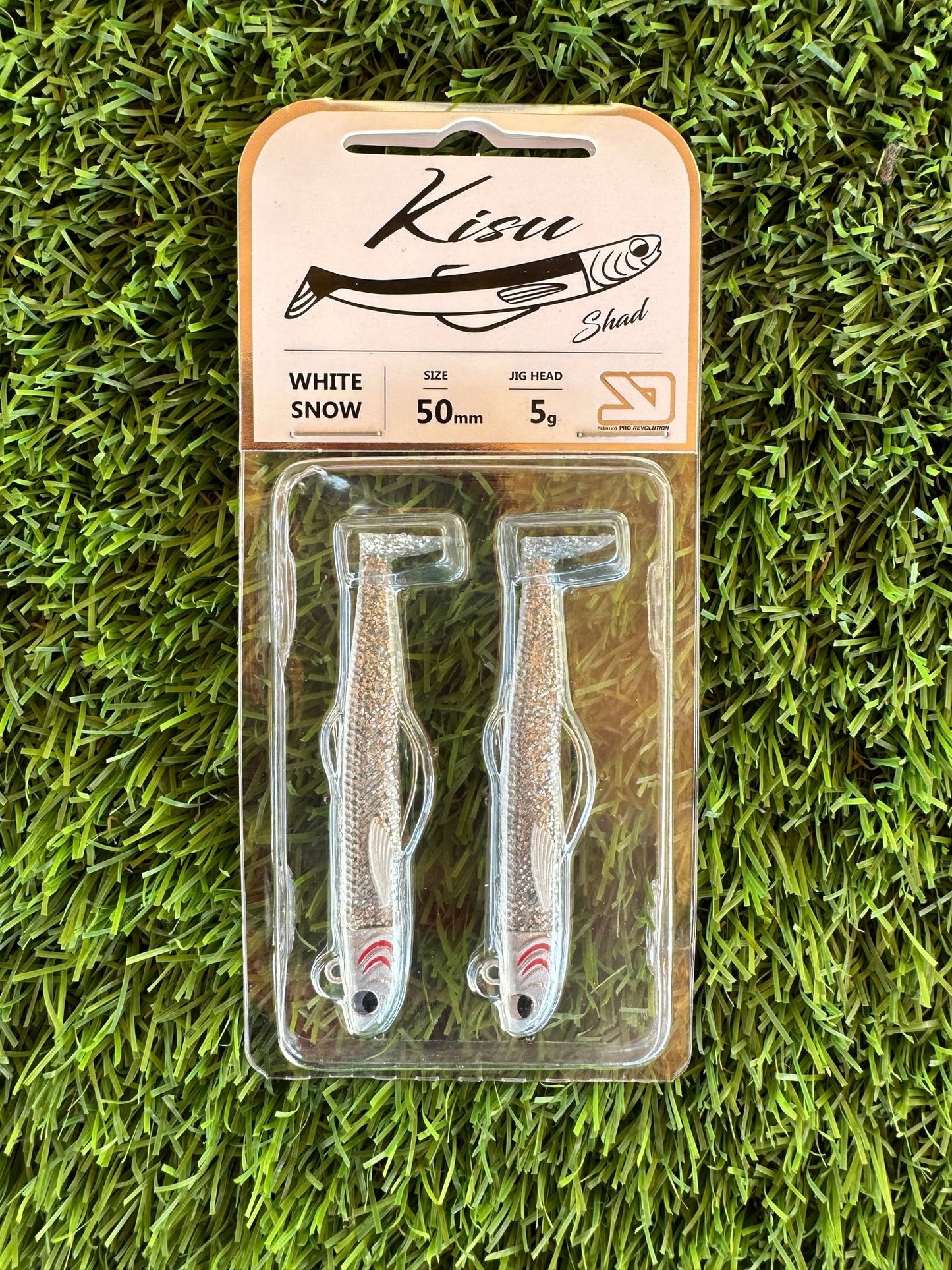 SEÑUELO KISU SHAD 50MM 5GR WHITE SNOW DE YKR FISHING - TOPESCA - Tienda de Pesca Online