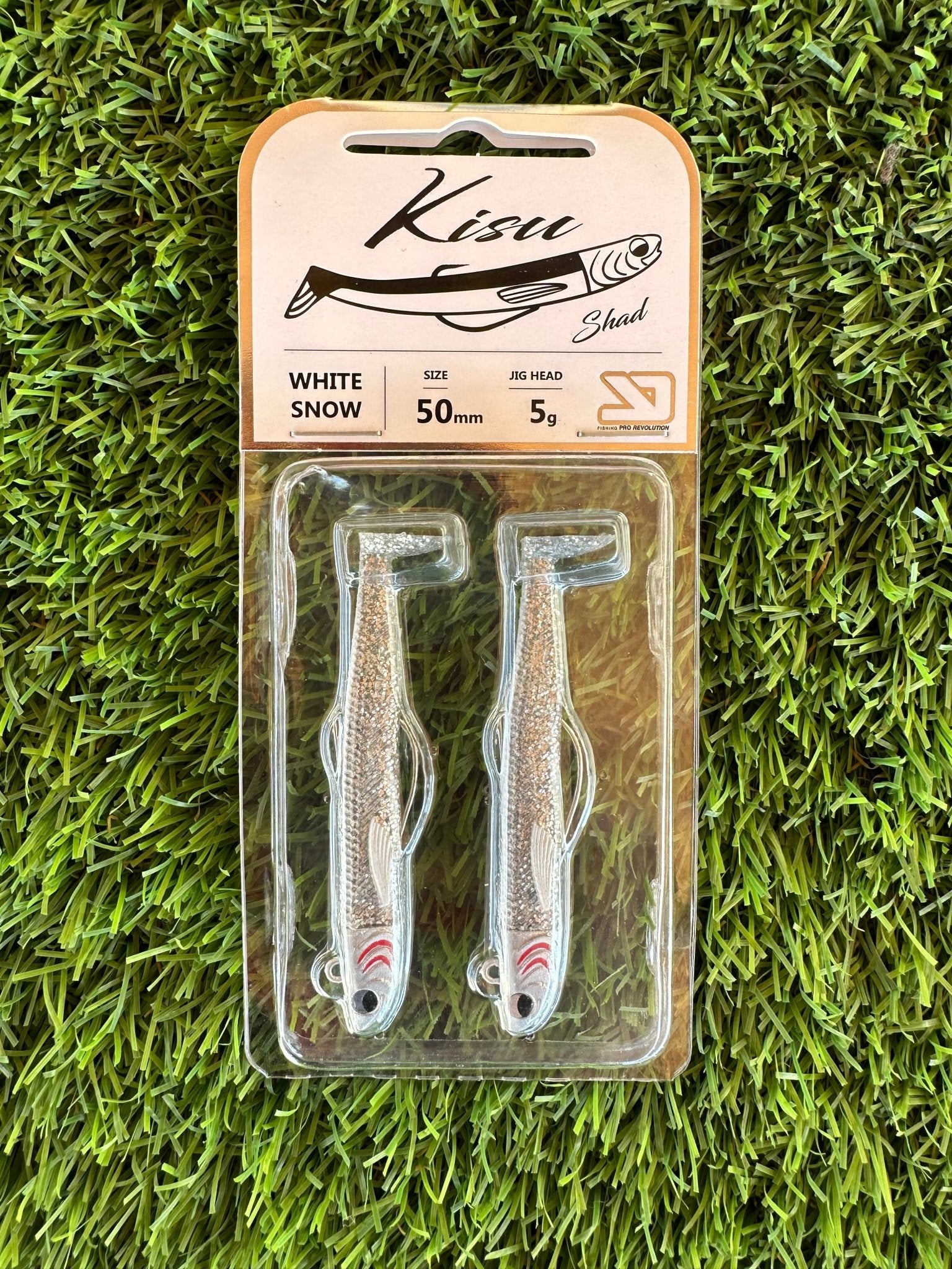 SEÑUELO KISU SHAD 50MM 5GR WHITE SNOW DE YKR FISHING - TOPESCA - Tienda de Pesca Online