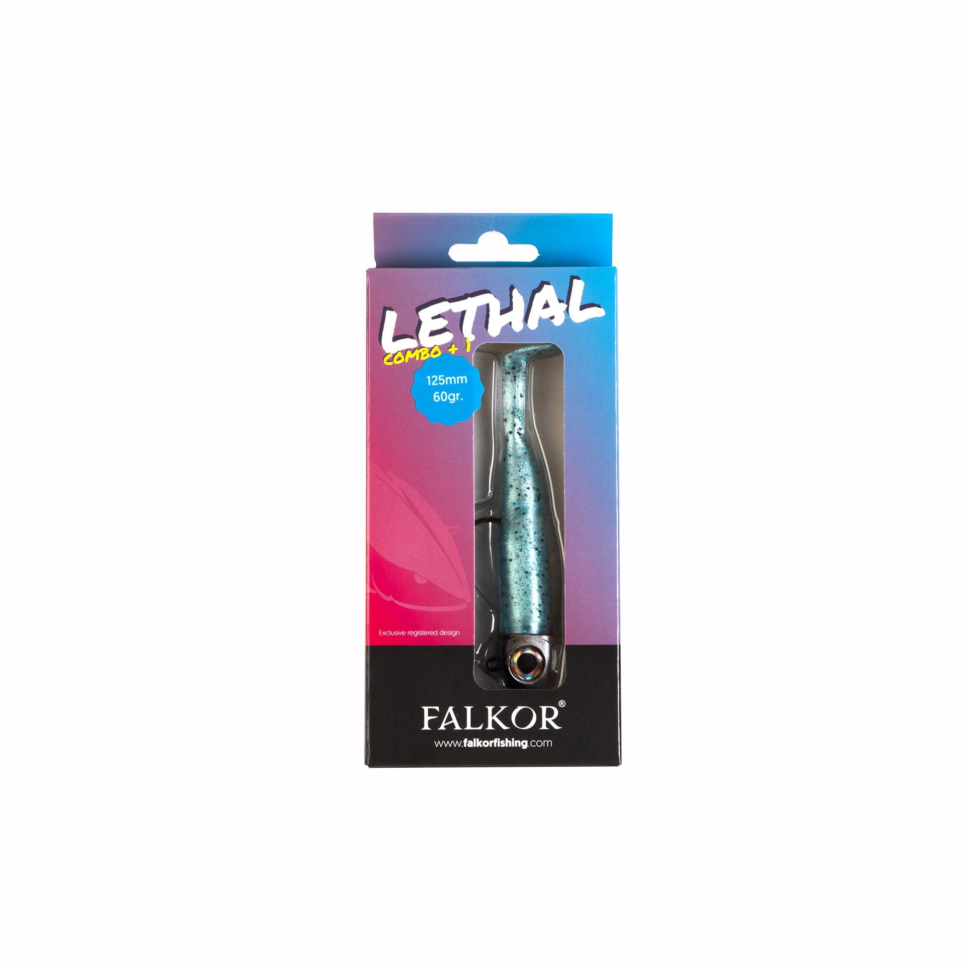 Vinilo FALKOR Lethal Combo + 1 AZUL - TOPESCA - Tienda de Pesca Online