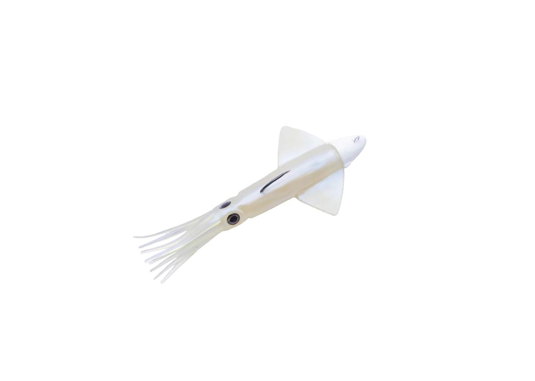 VINILO IKA JLC BLANCO DESTELLOS ROSAS + CUERPO - TOPESCA - Tienda de Pesca Online