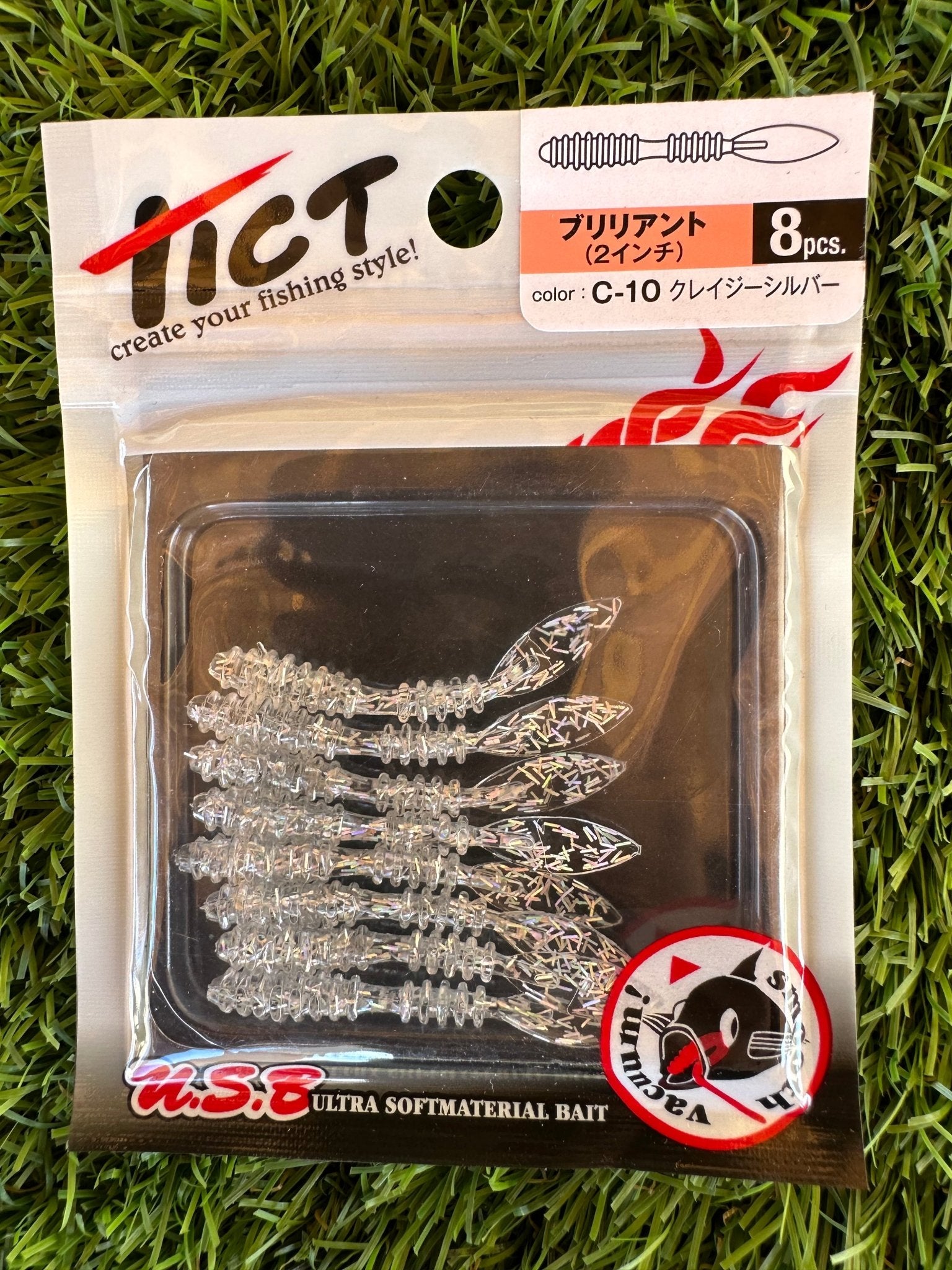 VINILO JAPONES TICT BRILLANT 8UND COLOR: C-10 - TOPESCA - Tienda de Pesca Online