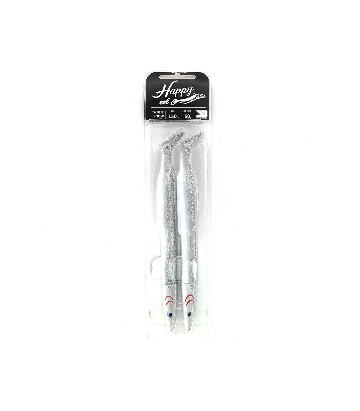 YKR HAPPY EEL 80MM 10G WHITE SNOW - TOPESCA - Tienda de Pesca Online